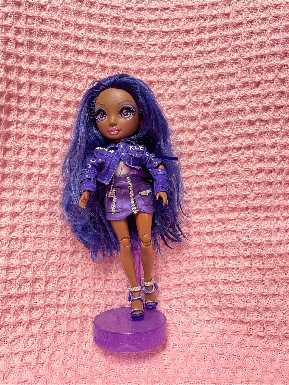 Rainbow High - Krystal Bailey Doll with Long Purple Hair